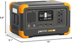 pecron Portable Power Station E300LFP, 288Wh Solar Generator, 2 Up to 600W AC - Image 10