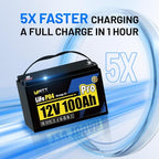 12V 100Ah LiFePO4 Lithium Battery, BCI Group 31, Deep Cycle Up to 15000 Cycles - Image 2