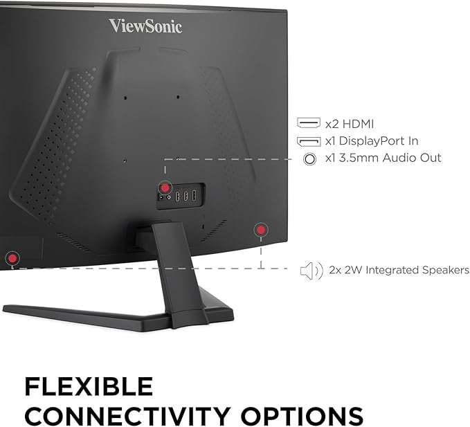 ViewSonic VX3228C-2K 32 Inch 1440p Curved Gaming Monitor - Image 6