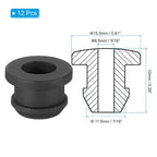 PATIKIL 11.5mm / 7/16 Inch Drill Hole, 5/16 Inch ID Rubber Grommets - Image 2