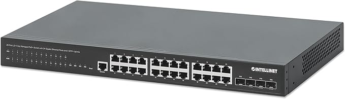 Intellinet 28-Port L2+ Fully Managed PoE+ Switch - by IntellinetNetworkSolutions