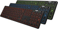Arteck Universal Backlit 7-Colors & Adjustable Brightness Multi-Device Full by ARTECK