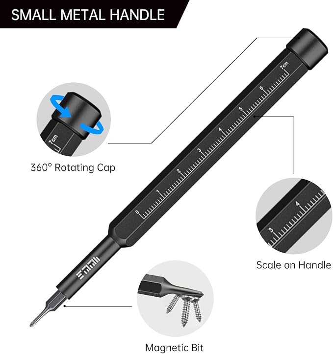 Compact Screwdriver Set, JAKEMY 105 in 1 Precison Mini Screwdriver Kit - Image 2