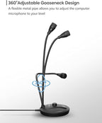 JOUNIVO USB Microphone for Computer, PC/Laptop Mic, Mute Button - Image 4