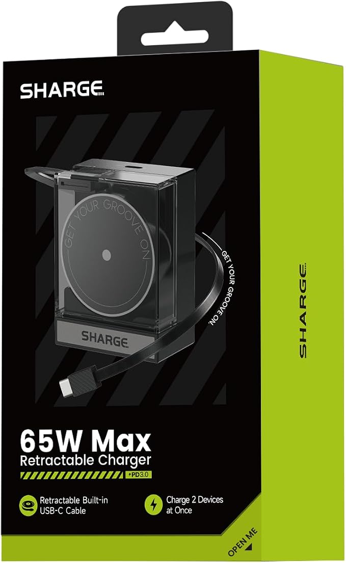 Retractable 65W USB C Charger, GaN Power Wall Charger - Image 8