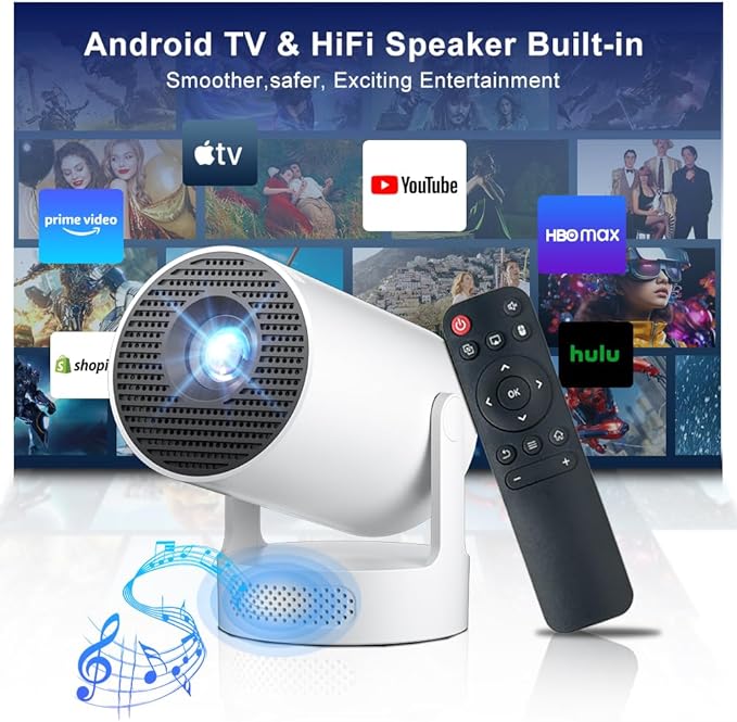 Mini Projector with Wifi and Bluetooth 5.4, Portable Proyector 4K Support - Image 9