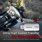 GIGASTONE 128GB Flash Drive Z60 USB 3.2 Gen 1, 120MB/s Ultra Fast, Retractable - Image 3