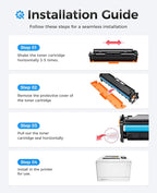 410A Toner Cartridge 4-Pack High Yield Replacement - Image 4