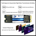 Dogfish 512GB NVMe SSD for MacBook PCIe Gen3x4 M.2 2280, Internal SSD for - Image 7