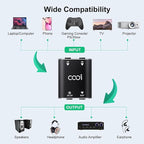 Cooidea 2 Channel Stereo Audio Mixer - Image 4