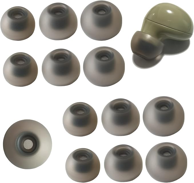 Silicone Ear Tips for Galaxy Buds 2 Replacement Filter Screen Earbuds Tips for by EarbudsTipsAccessories