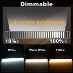 12 Inch LED Light Bar USB Powered 3 Colors White, Warm White, - Image 2