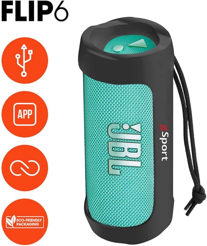 JBL FLIP 6 Waterproof Portable Speaker Bundle - Image 2