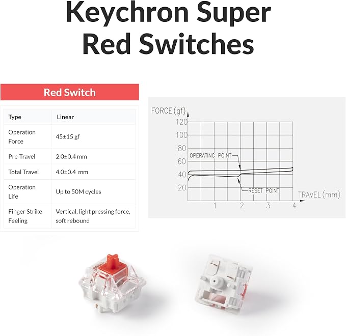Keychron K2 75% Layout QMK Wireless and Wired Options Mechanical Keyboard Super - Image 5