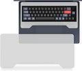 Kado Lift Riser Acrylic for External Keyboard, Frosted Transparent, Office by Unknown