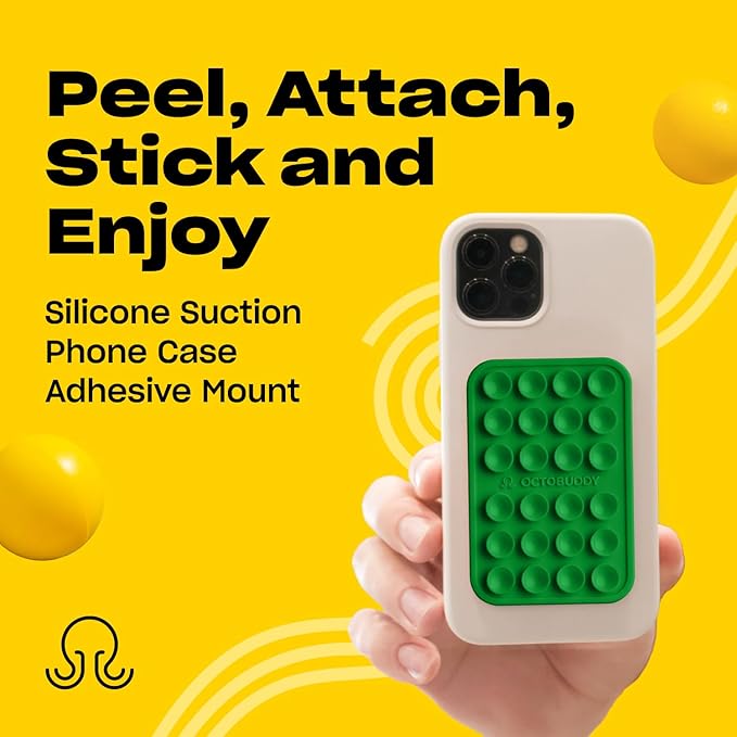 Classic - Silicone Suction Phone Case Adhesive Mount - Hands-Free, Strong Grip - Image 2