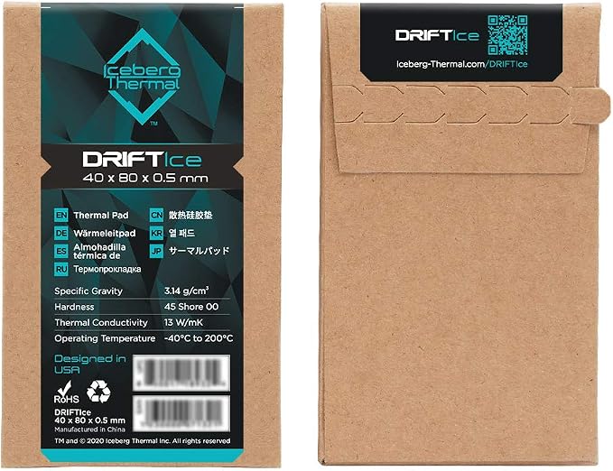 Iceberg Thermal DRIFTIce Thermal Pad 80mm x 40mm x 0.5mm - Image 6