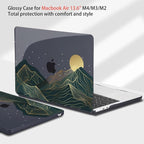 Teryeefi MacBook Air M2 Case 2022 Release A2681 Model, Glossy Plastic Hard - Image 4