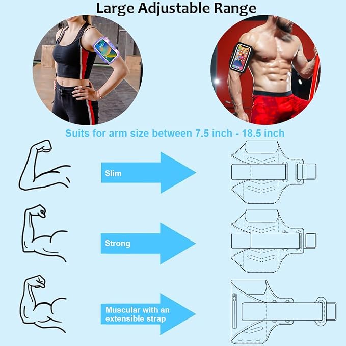 Arm Band for Phone for Running, Phone Holder for Running for iPhone & Samsung - Image 6