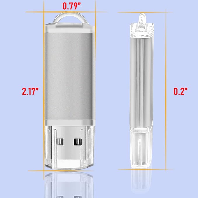 USB Thumb Drive 8GB Flash Drives 20 Pack, Nicepicten Memorias USB 2.0 Memory - Image 5