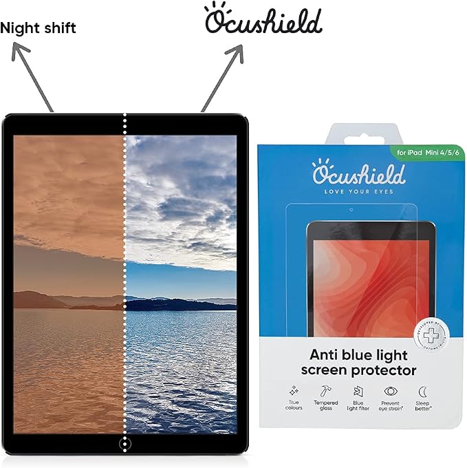 Ocushield Anti Blue Light Tempered Glass Screen Protector - Image 7