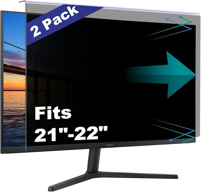 2 Pack Computer Privacy Screen Shield Compatible by Unknown