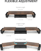 OPNICE Desk Organizers and Accessories, Dual Monitor Stand Riser - Image 3