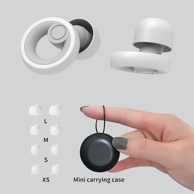 Ear Plugs for Noise Cancelling Ear Protection EarPlugs for Sleep, 8 Size Eartips - Image 5