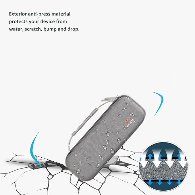 Aproca Grey Portable Hard Storage Case, - Image 9