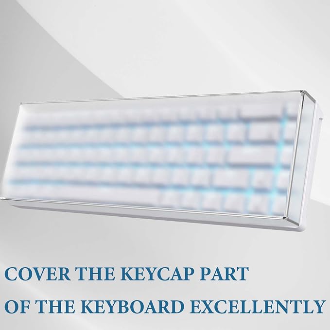 GEEKRIA 65% Keyboard Dust Cover, Acrylic Dust Cover - Image 4