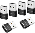 USB to USB C Adapter 6 packs for iPhone Fast Charging, Transfer and Type C OTG by Unknown