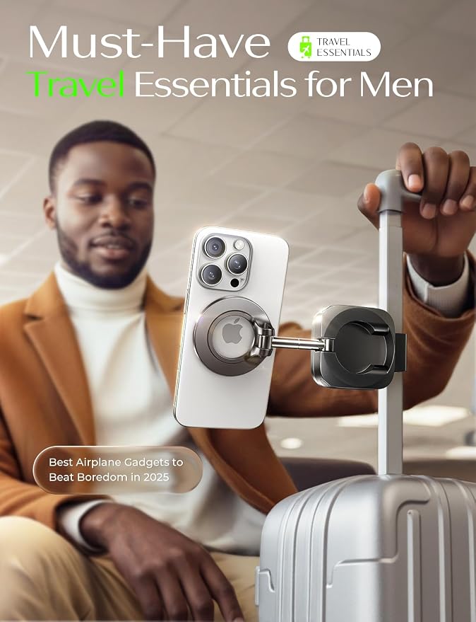 LISEN Airplane for iPhone Holder Stand for Desk Travel Europe Vacation - Image 6