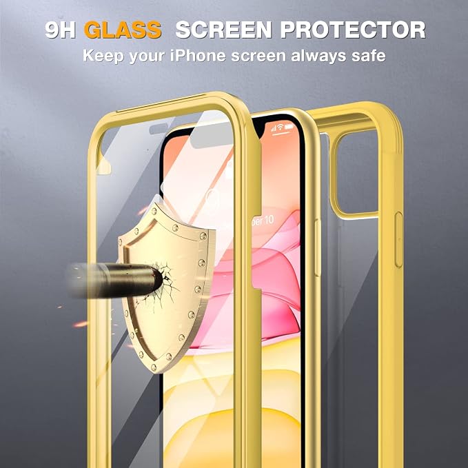 Miracase Glass Series for iPhone 11 Case 6.1 inch, Upgraded Full-Body Rugged - Image 6