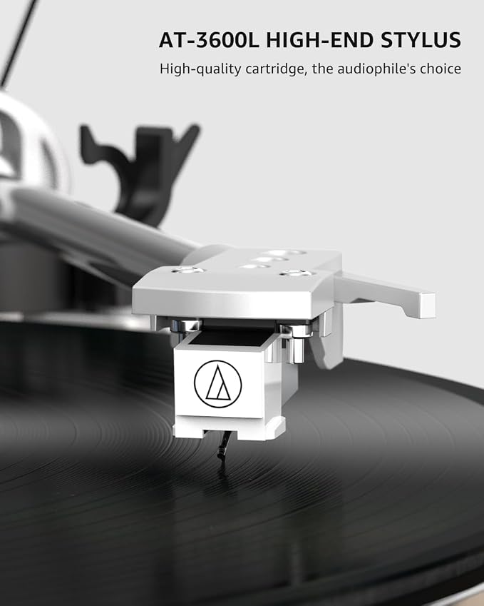 Turntable Record Player Wireless Output Carbon Fiber Tonearm Vinyl Player - Image 2