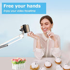 Overhead Tripod Mount for Camera Webcam Ring Light, Over Head Articulating Arm - Image 8