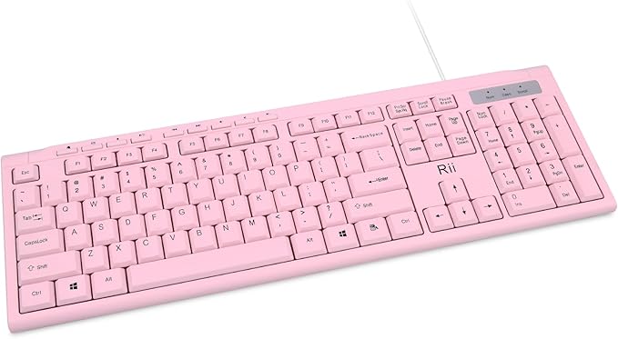 Rii RK907 Ultra-Slim Compact USB Wired Keyboard - Image 3
