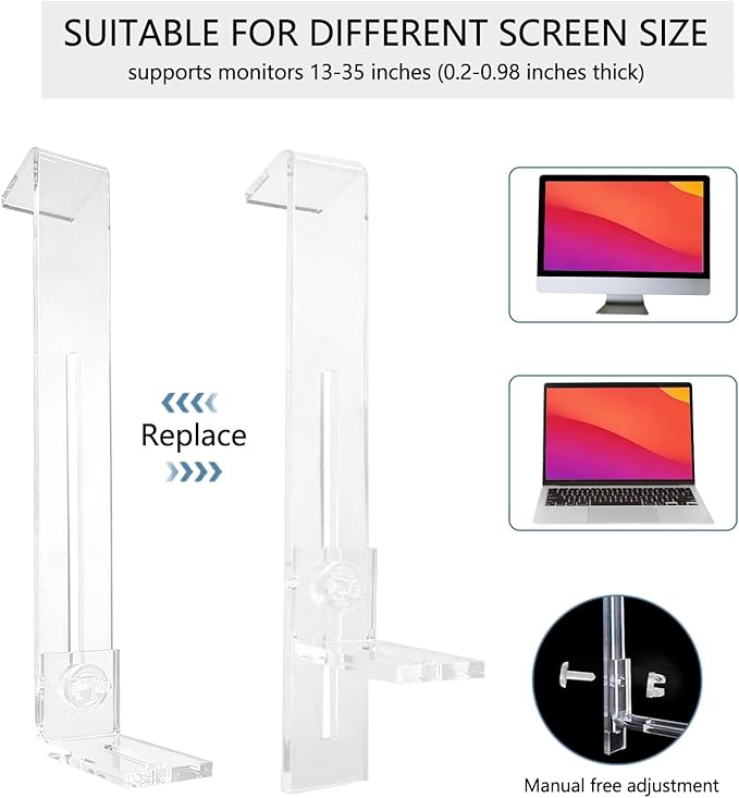 Webcam Mount for Monitor, 1/4" Screw - Image 2