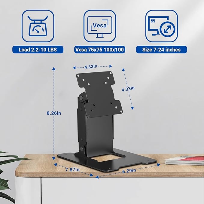 Touch LCD Monitor&All in One PC Stand All Metal Holder Sturdy - Image 2