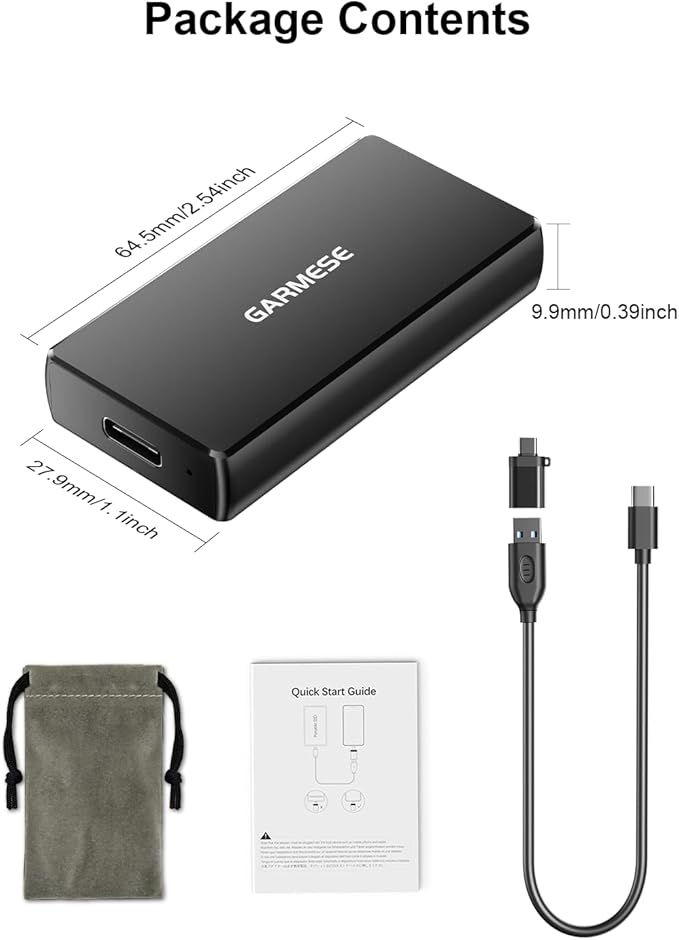 120GB Portable SSD Up to 350MB/s USB 3.2 Gen 1 External SSD - Image 7
