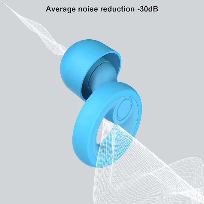 Ear Plugs for Noise Cancelling Ear Protection EarPlugs for Sleep, 8 Size Eartips - Image 3