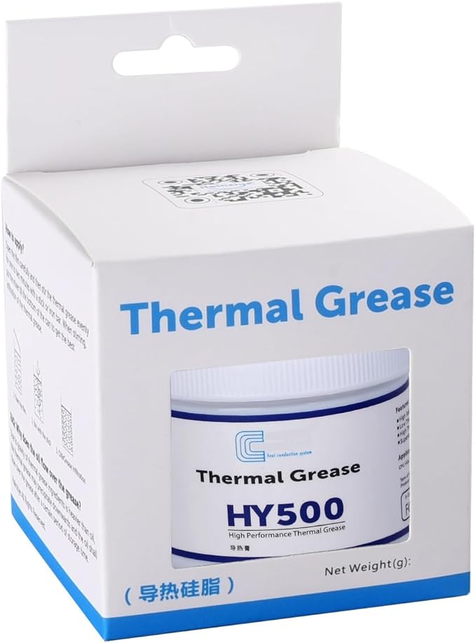 HY500-100g CPU Thermal Heatsink Grease Paste Compound Thermal Conductivity: by MoneyQiu