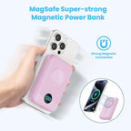Magnetic Portable Charger 10800mAh, 4-in-1 Wireless Power Bank - Image 3