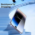 NEW'C 3 Pack Designed for iPhone 14 Pro Screen Protector, Enhanced Tempered - Image 5