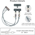 alto Crossbody Phone Lanyard: detachable patch, nylon strap - Image 4