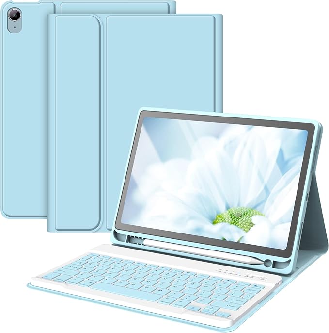 Keyboard Case for iPad Air 11-inch M2 2024/ Air 5th/ 4th Generation- Detachable by TaiYanG