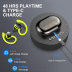Wireless Earbud, 48H Running Wireless Earphones - Image 4