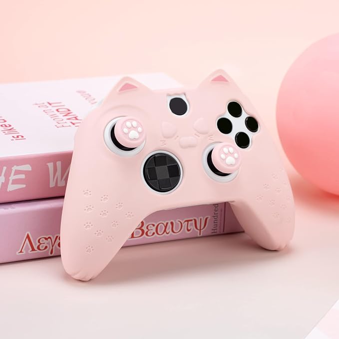 GeekShare Cat Paw Controller Skin Grips Set Anti-Slip Silicone Protective Cover - Image 7