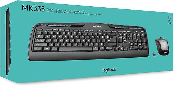 Logitech MK335 Quiet Wireless Keyboard and Mouse Combo - Image 8