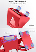 Desk Cell Phone Stand, Phone Holder, Aluminum Mobile Phone Cradle Dock - Image 3