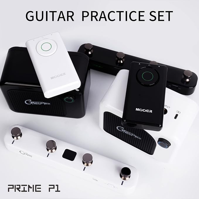 MOOER Prime P1 Multi-Effects Processor Headphone Amp, Bass Guitar Pedals - Image 7